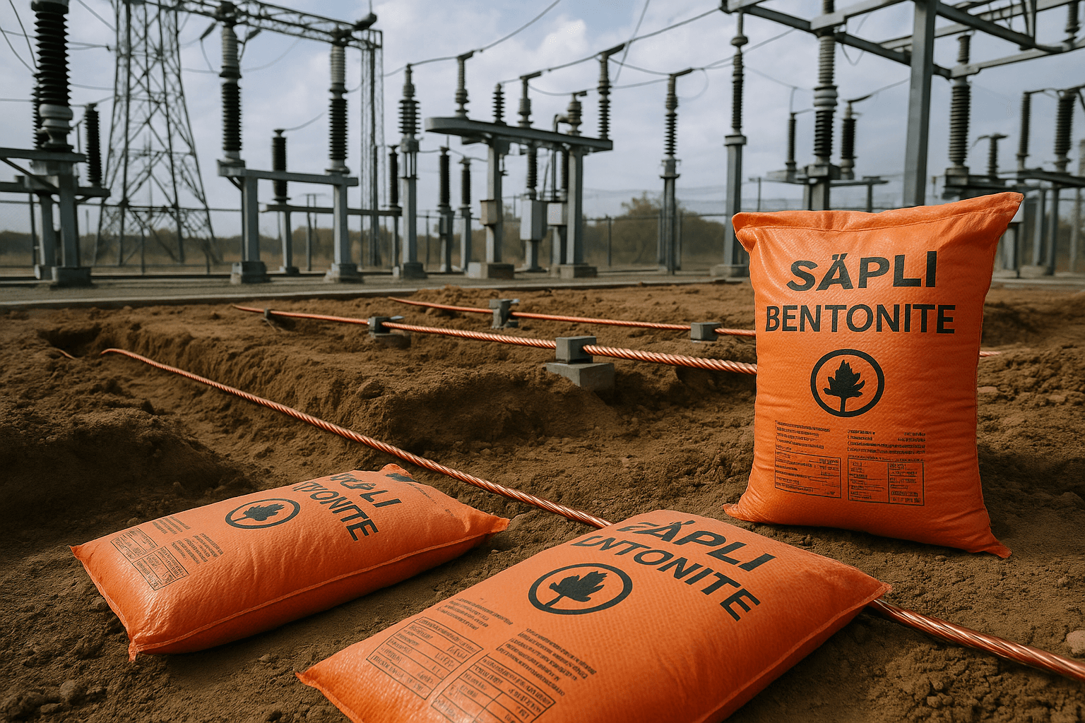 شبکه مش ارت و خاک کاهنده در پست انتقال