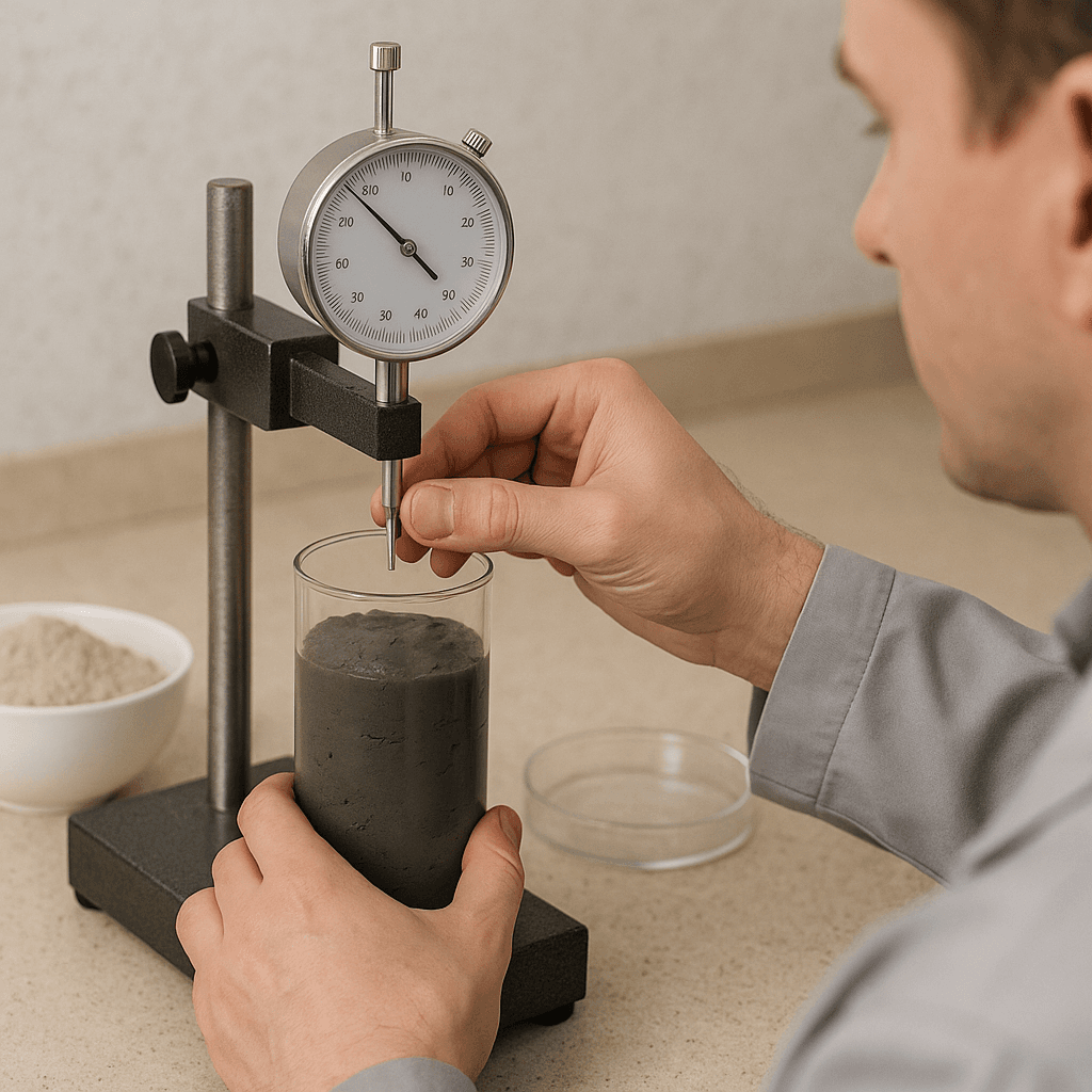 اندازه‌گیری شاخص تورم و خواص رئولوژیک بنتونیت