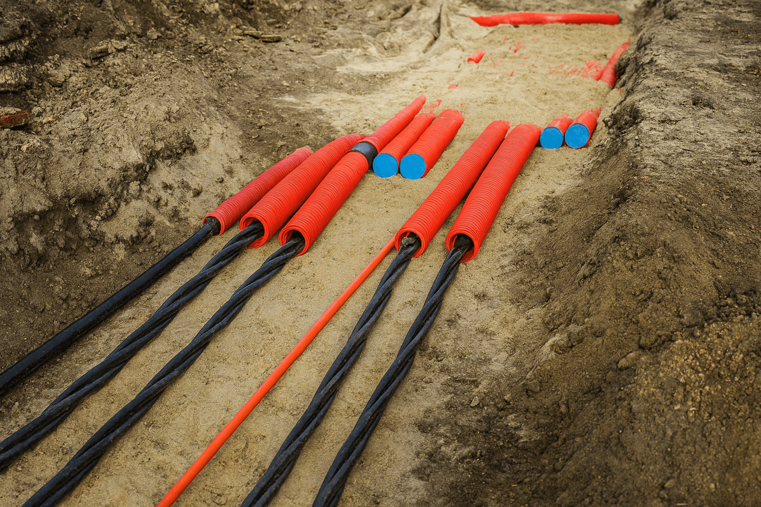 کابل‌کشی و حفاری صنعتی