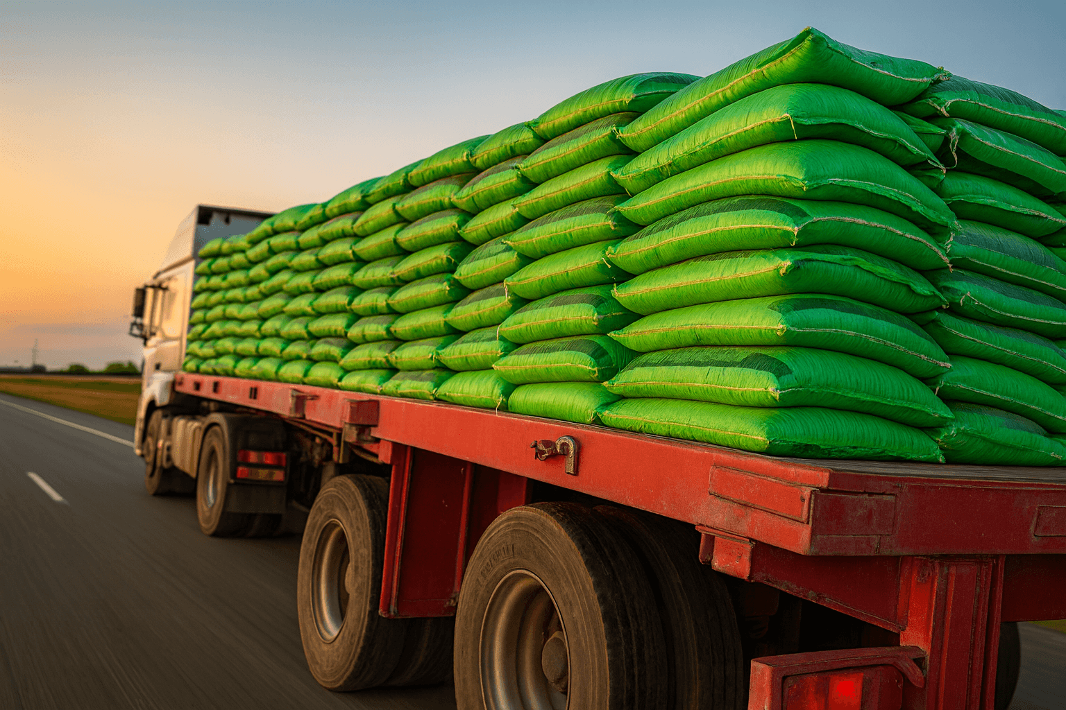 بارگیری کیسه‌ها و آماده‌سازی برای ارسال