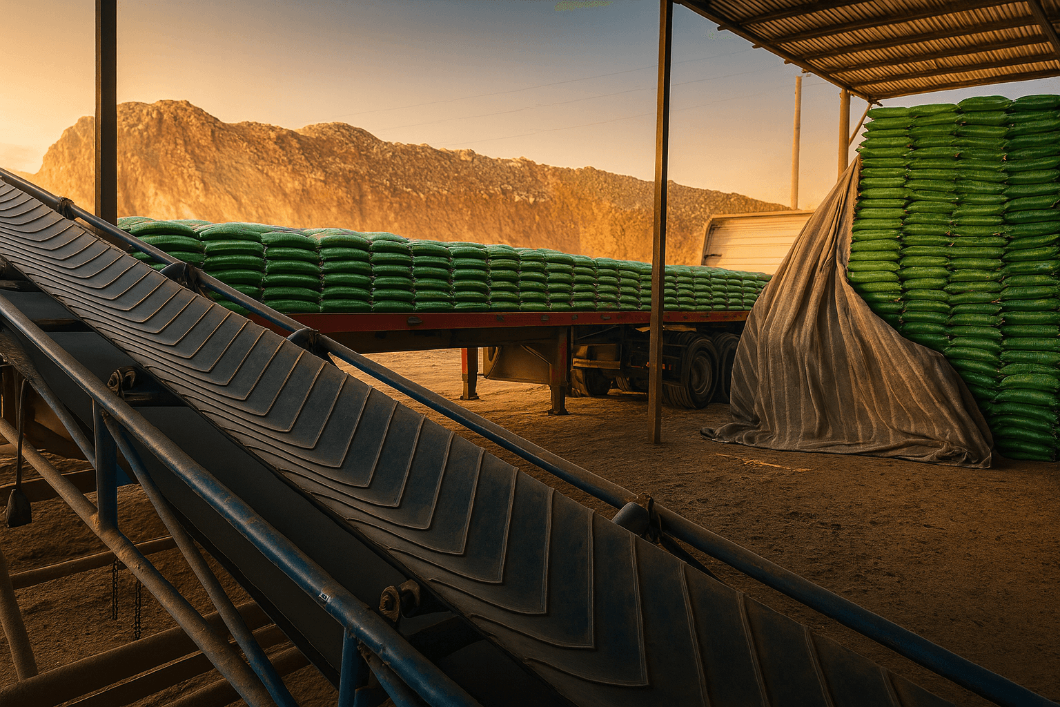 کارشناس لجستیک در حال هماهنگی ارسال محموله