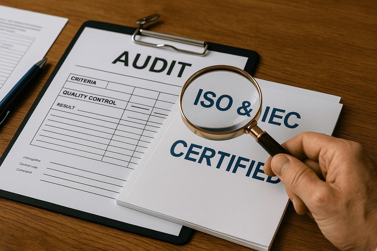 میزان‌های مستند و مستندسازی کامل برای دریافت گواهی کیفی