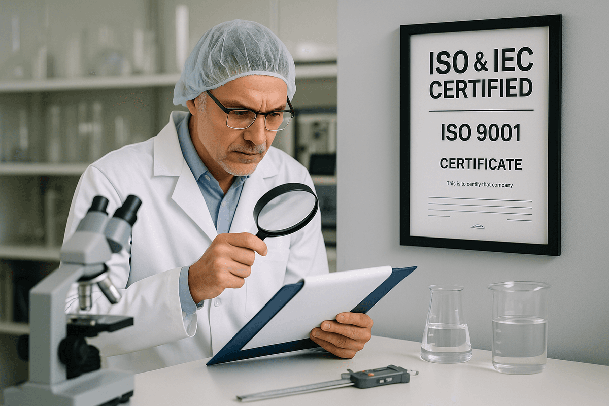 بازبینی نهایی مستندات کیفیت و گواهی ISO & IEC