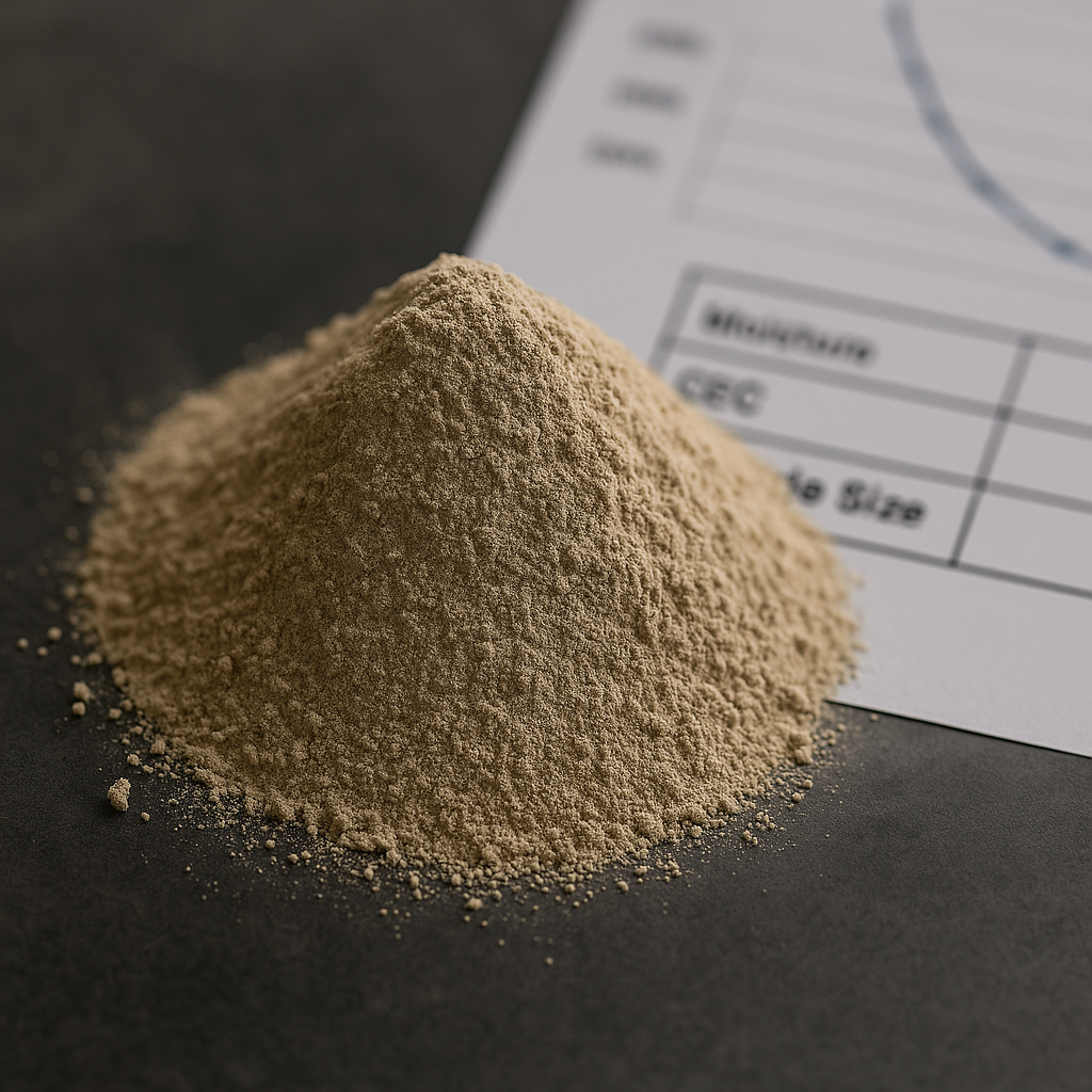 CEC، رطوبت و اندازه ذره: چگونه مشخصات فنی را تفسیر کنیم؟